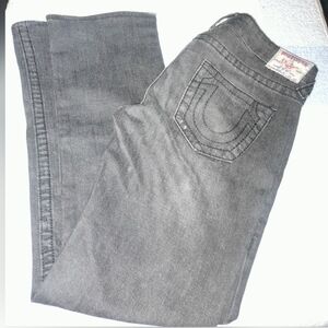 True Religion Grey men's Straight Jeans